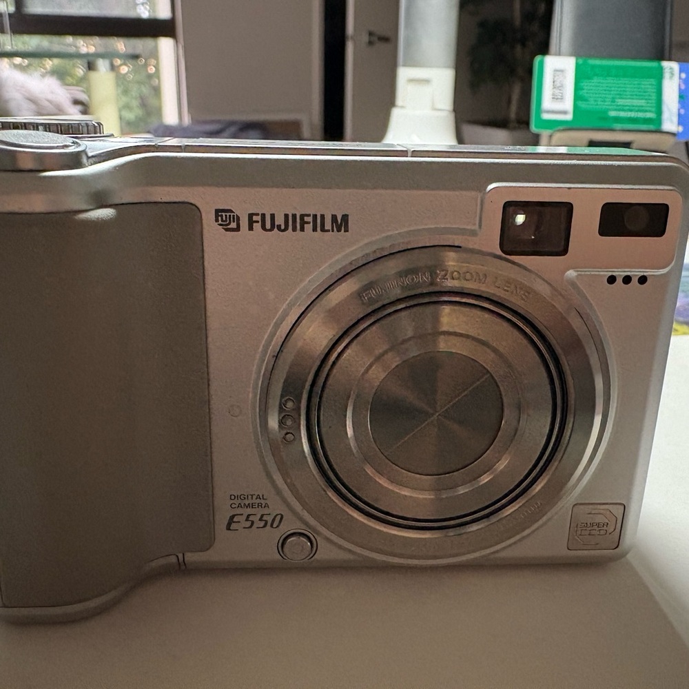 Fujifilm Silver Digital Camera with Zoom Lens